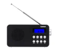 Raven ERADP002 Radio FM Czarny