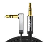 UGREEN AV119 Kątowy mini jack 3,5 mm AUX 5m Czarny