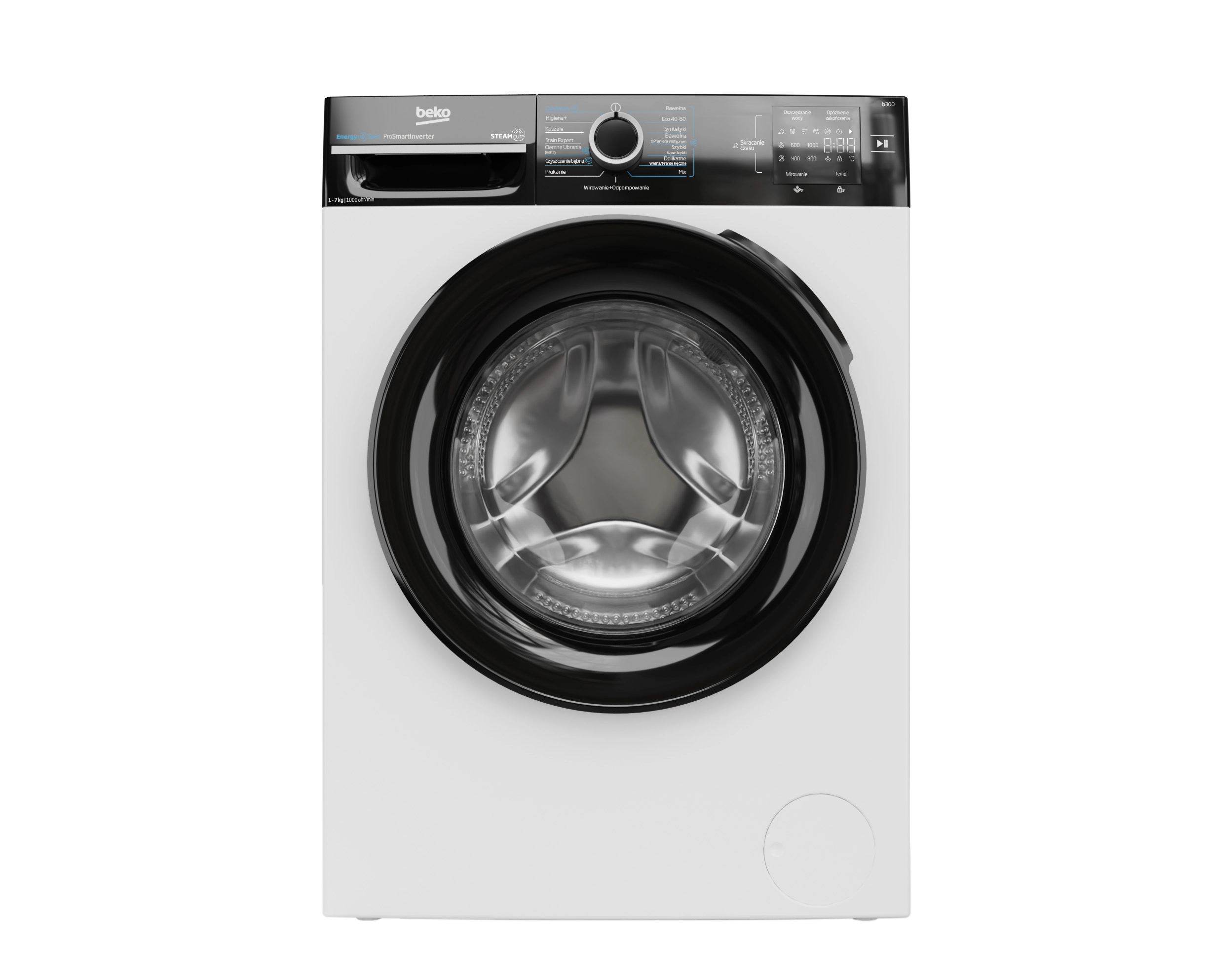 Beko b300 BM3WFSU37015WBPB EnergySpin Slim 7kg 1000obr/min