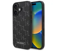 Karl Lagerfeld Hot Stamp MagSafe iPhone 16 Plus Czarny
