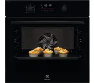 Electrolux 600 SteamBake EOD6F77WZ Termoobieg Termosonda Zdalne sterowanie Czarny