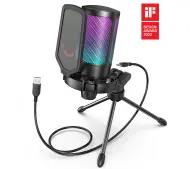 Fifine AmpliGame A6V Przewodowy Pojemnościowy Czarny