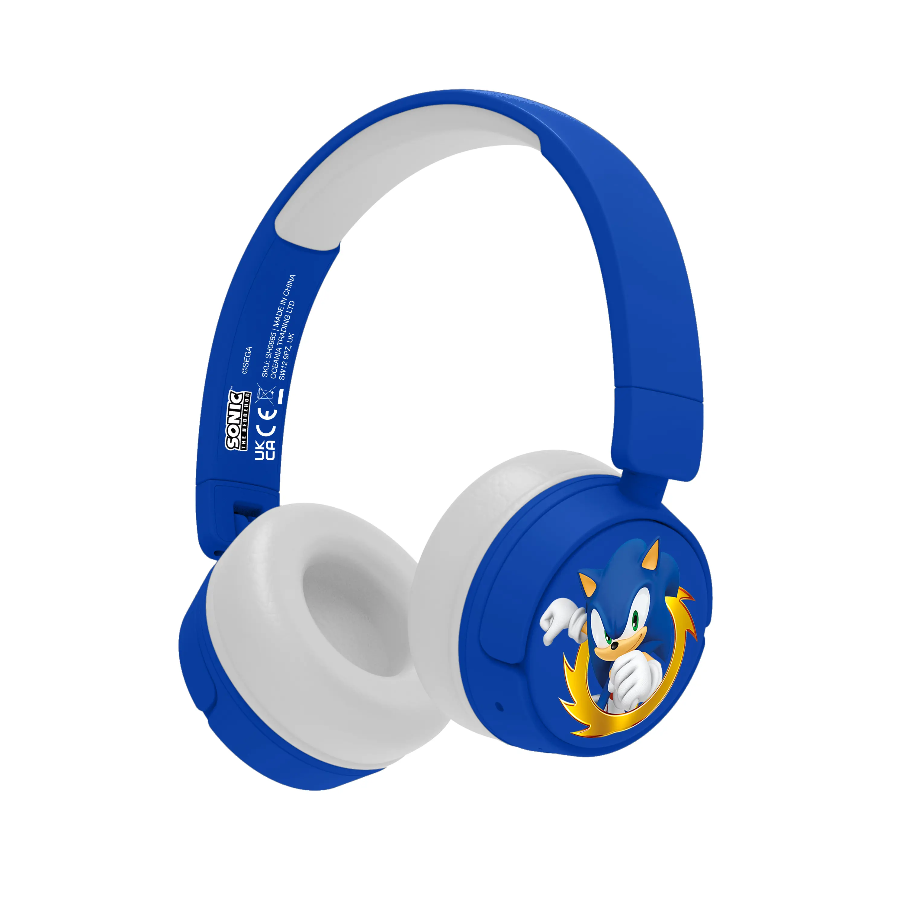 OTL Technologies Sonic the Hedgehog Kids Wireless Dla Dzieci Nauszne Niebiesko-biały