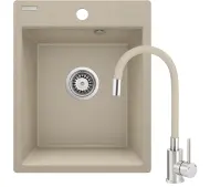 Deante Corio ZRCP7103 Piaskowy + bateria Beżowy