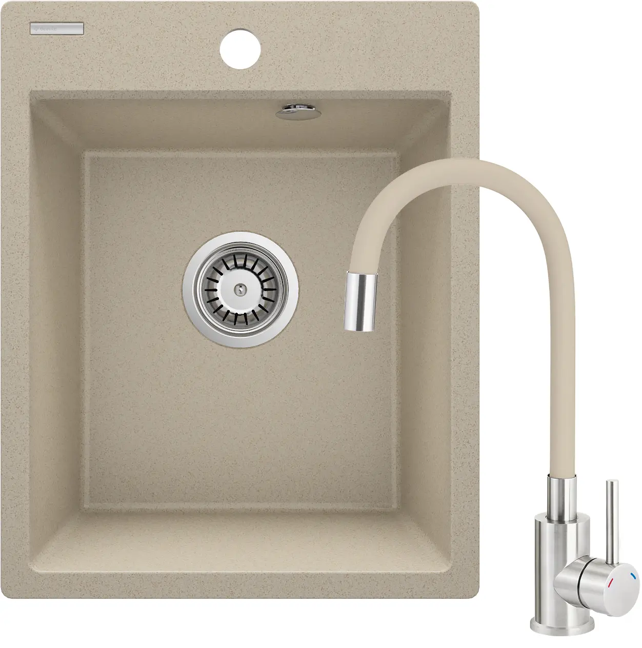 Deante Corio ZRCP7103 Piaskowy + bateria Beżowy