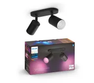 Philips Hue White and Color Ambiance Podwójne Fugato Czarny