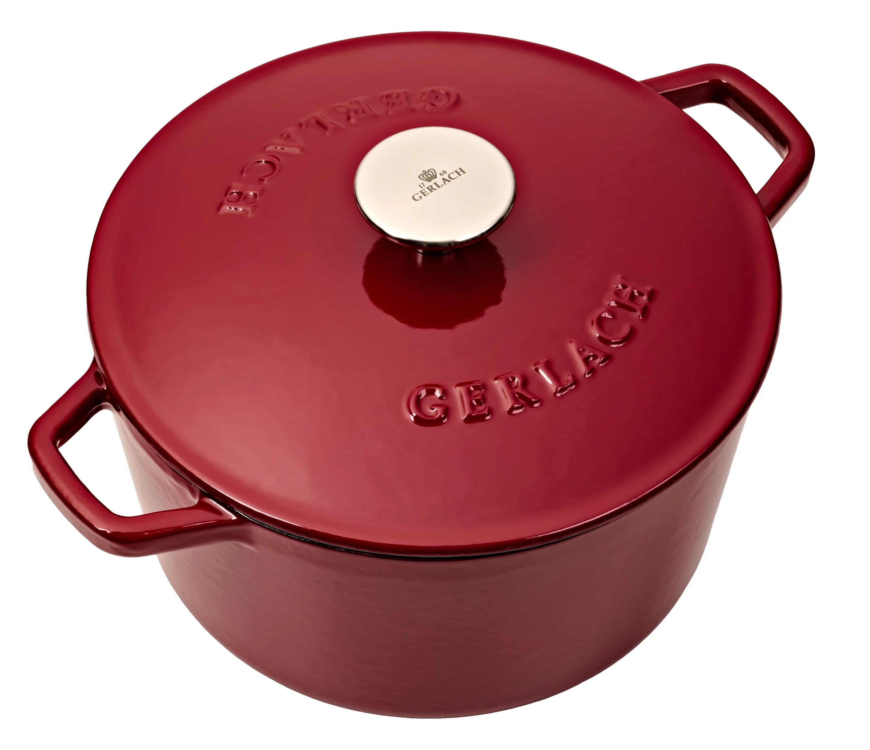 Gerlach Natur Iron Indukcja Żeliwo 3l Bordowy