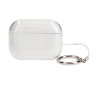 Bizon Elastyczne z karabińczykiem do Airpods Pro 2 Przezroczysty