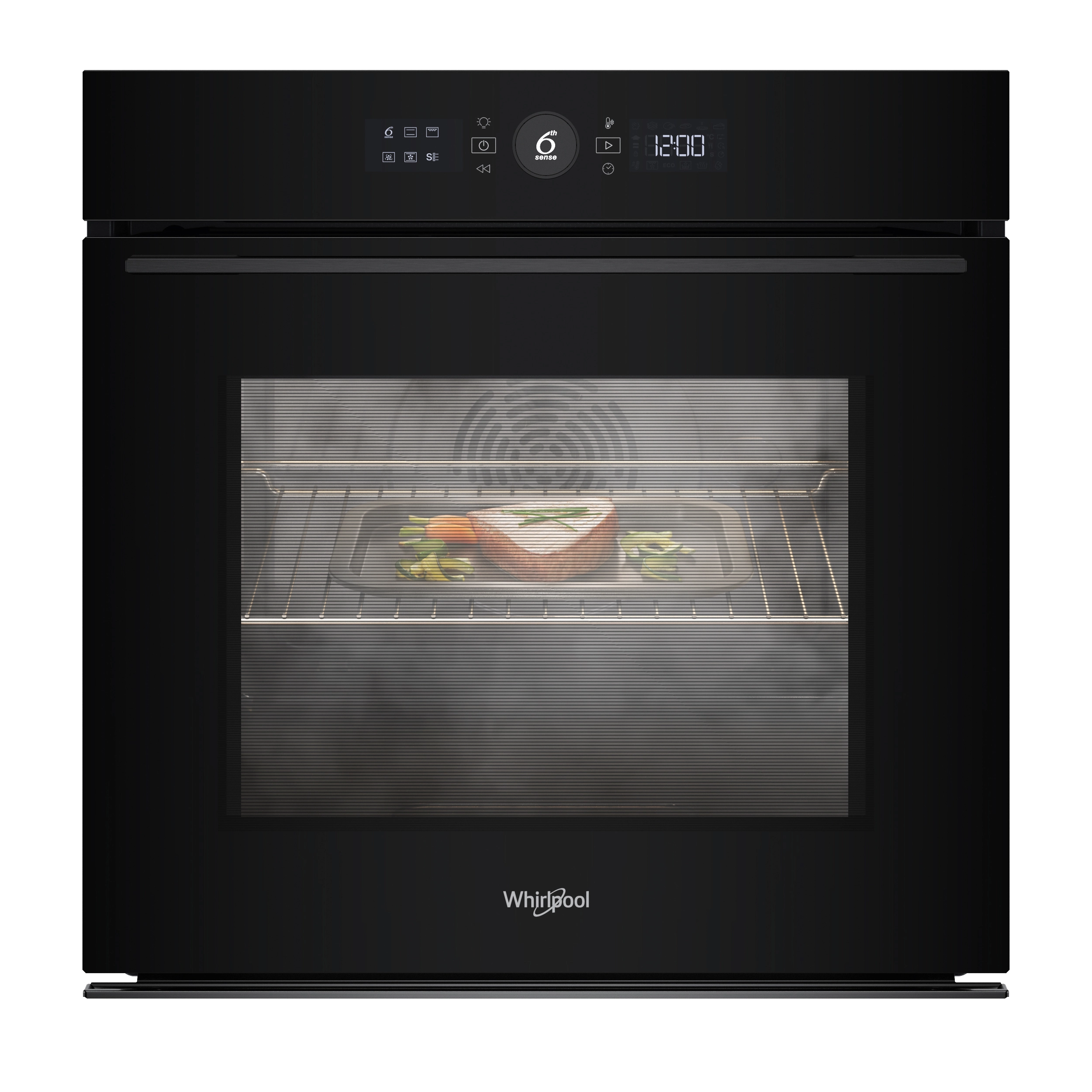 Whirlpool WOI5S8HM2SBA Funkcje AI Pizza 310C Termoobieg AirFry Czarny