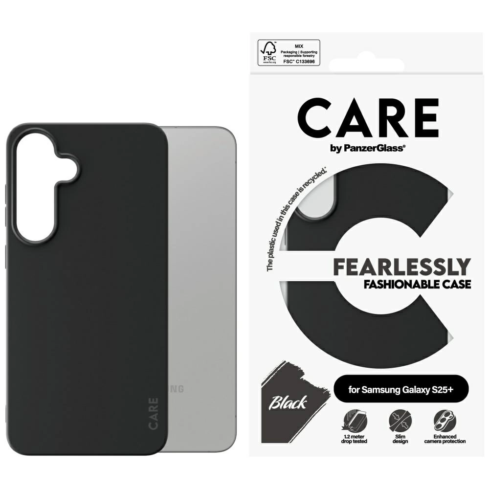 PanzerGlass CARE by Fashion do Samsung Galaxy S25+ Czarny