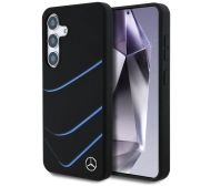 Mercedes-Benz Silicone Contrasted Curves MagSafe do Galaxy S25 Czarny