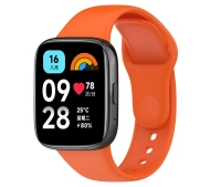 Bizon Strap Watch Dots do Xiaomi Redmi Watch 3 Active Pomarańczowy