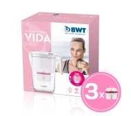 BWT Vida 2,6l 3 wkłady Różowy