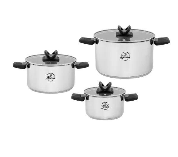 La Bonita Compacto LB6ZG02U ze składanymi uchwytami Indukcja 6 elementów