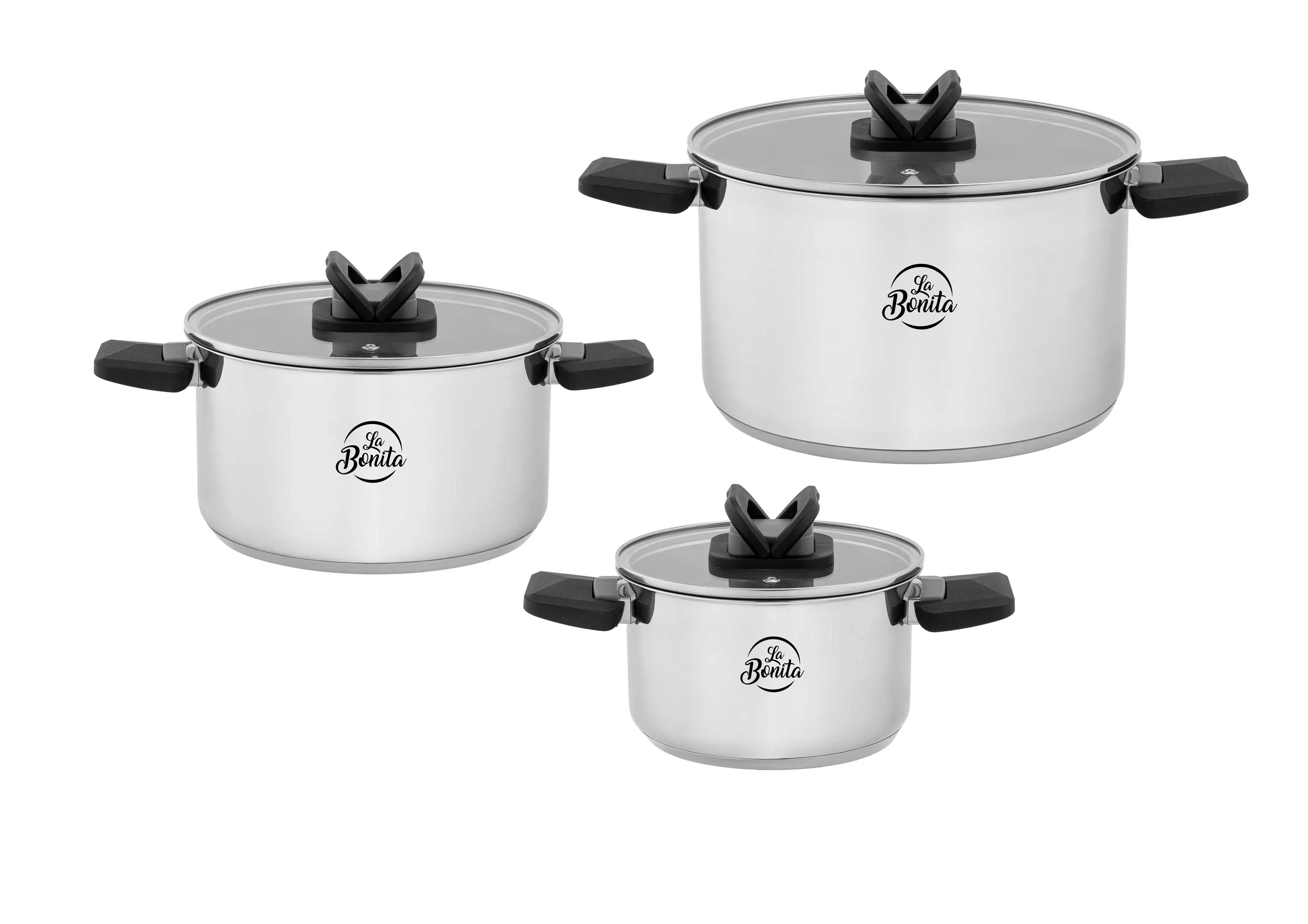 La Bonita Compacto LB6ZG02U ze składanymi uchwytami Indukcja 6 elementów