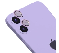 Bizon na aparat z aplikatorem Snap Lens do iPhone 12/12 Mini/11 fioletowa ramka