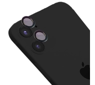 Bizon na aparat z aplikatorem Snap Lens do iPhone 12 / 12 Mini / 11 czarna ramka