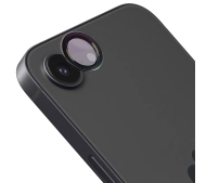 Bizon na aparat z aplikatorem Snap Lens do iPhone 16e/17e czarna ramka