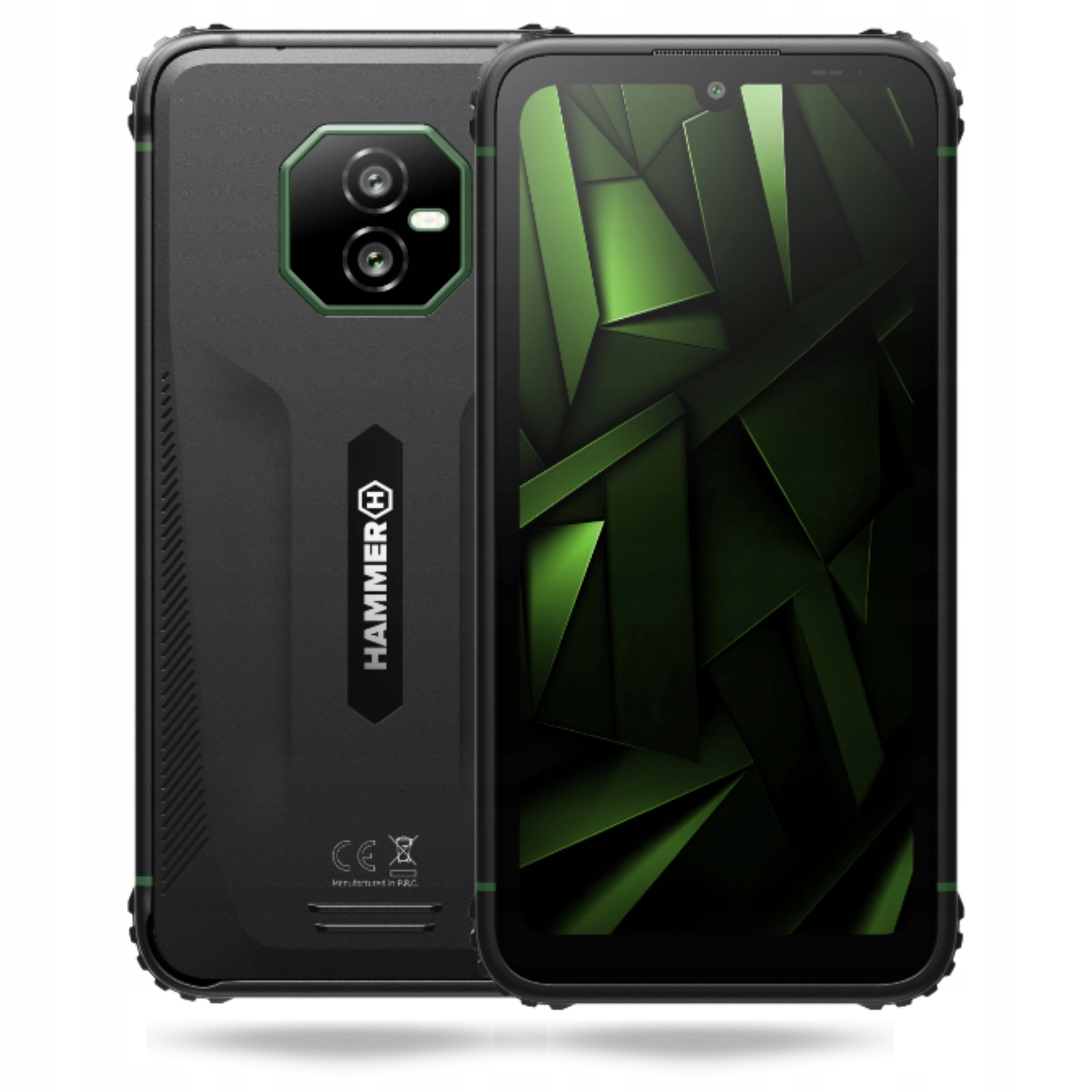 myPhone Hammer Ranger 8/256GB 6" 60Hz 50Mpix Czarno-zielony