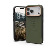 UAG Civilian z MagSafe do iPhone 17 Pro Max Olive Orange