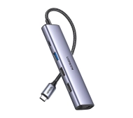 UGREEN CM478 USB-C do HDMI USB-A 3.0 2x USB-A 2.0 PD Szary