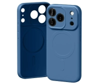 Mercury Semi-Silicone MagSafe do iPhone 17 Pro niebieski