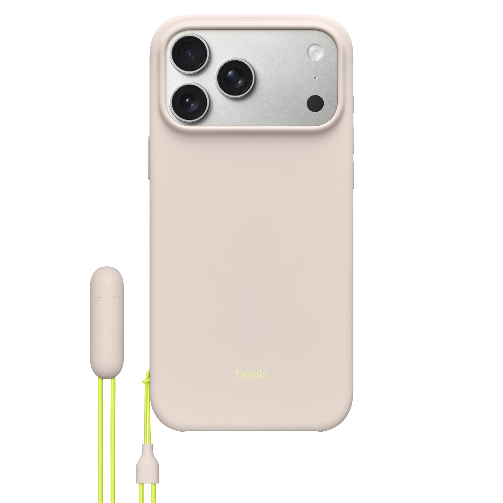 Beats Kickstand Case z MagSafe i panelem Sterowanie aparatem do iPhone 17 Pro Max Boksytowy beżowy