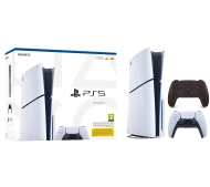 Sony PlayStation 5 Slim E Chassis (PS5) 1TB z napędem + Dodatkowy Pad Czarny