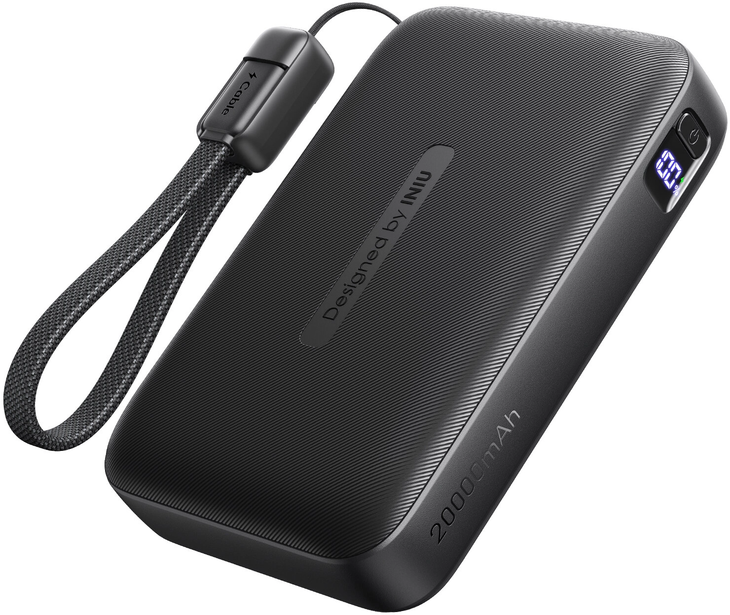 INIU PX21 Pocket Neo 20000mAh 22,5W Smycz Czarny