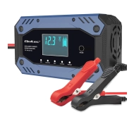 Qoltec 52482 Inteligentna do akumulatora STD AGM GEL LiFePO4 12-24V / 10A Prostownik z funkcją naprawy