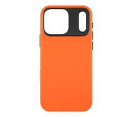 Yaxo Leather Gear Slim Case MagSafe do iPhone 17 Pro Max Pomarańczowy