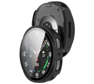 Bizon ze szkłem do Samsung Galaxy Watch 8 44 mm czarny