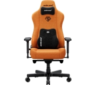 Anda Seat Kaiser 3E XL Gamingowy do 150kg Tkanina Pomarańczowy