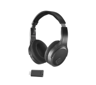 Hama 00221847 TV Headphones Dongle Nauszne 2.4 GHz Dongle + Bluetooth 5.3 Czarny
