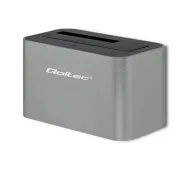 Qoltec 50315 do Dysków HDD/SSD 2.5"/3.5" SATA USB 3.0 Srebrny