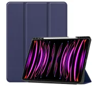 Bizon Case Tab Lizard z klapką do iPad Pro 12.9 2022/2021/2020/2018 Granatowy