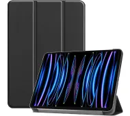 Bizon Case Tab Croc z klapką do iPad Pro 11 2022/2021/2020/2018 Czarny
