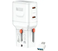 4smarts World Travel Nomad Pocket 2x USB-C 65W Biały