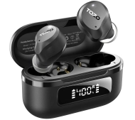 Tozo AeroSound Dokanałowe Bluetooth 5.3 Czarny