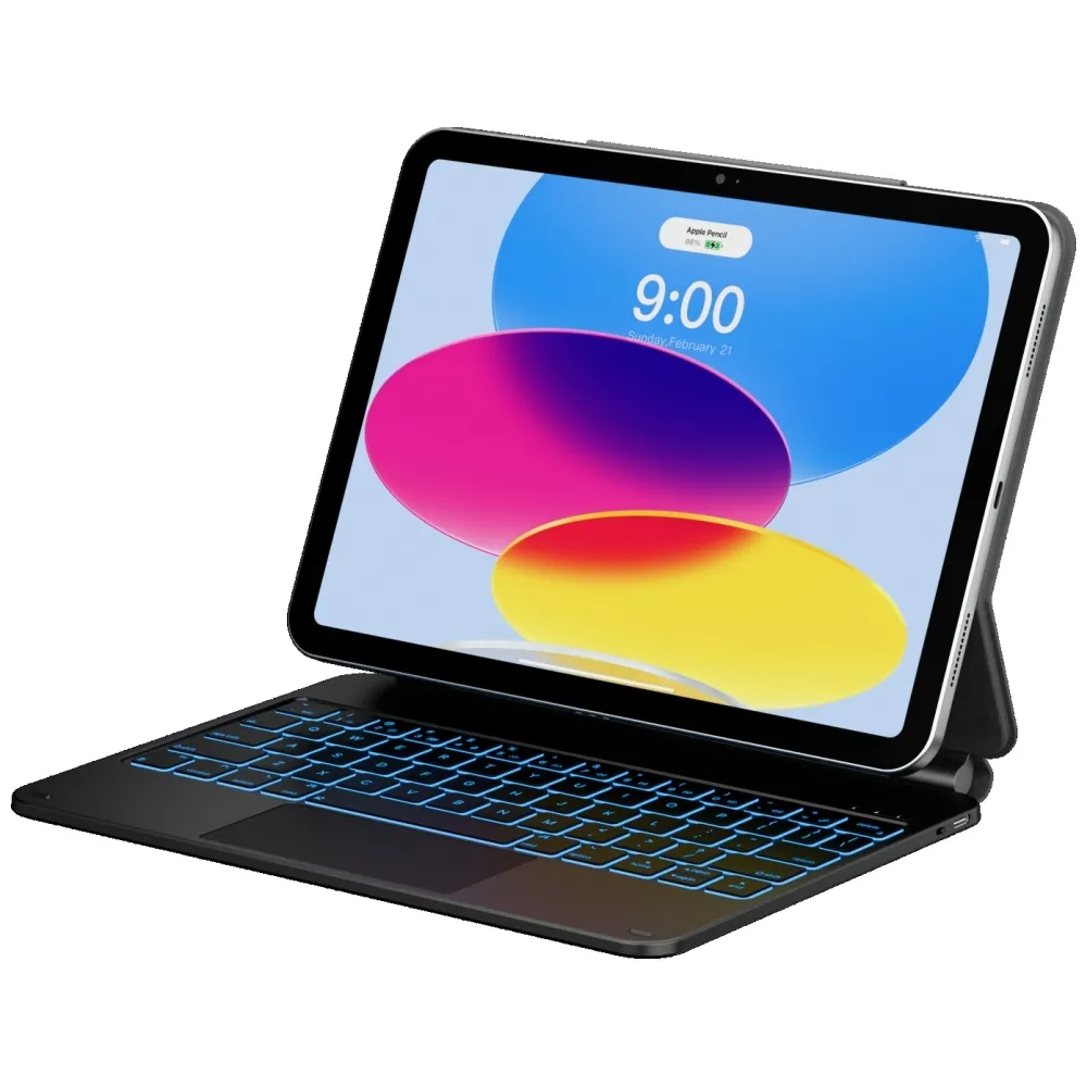 Typecase Edge z klawiaturą do iPad 11" A16 2025/iPad 10.9" 2022 Włókno węglowe