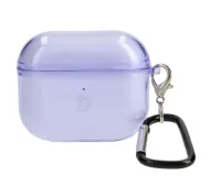 Bizon Case Headphone Clear do AirPods 3 Przeźroczysty-Fioletowy
