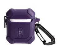 Bizon Case Headphone Armor do AirPods 2 / 1 Fioletowy