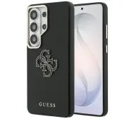 Guess Grained Big 4G Metal Logo do Galaxy S26 Ultra Czarny
