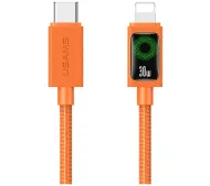 USAMS SJ774 USB-C do Lightning 1,2m Pomarańczowy