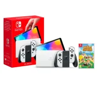 Nintendo Switch OLED Biały + Animal Crossing