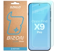 Bizon na ekran Glass Clear Duo do Oppo Find X9 Pro 2 sztuki