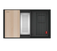 Franke Kanon KNG PRO 160-46-21 Granitowy Czarny mat