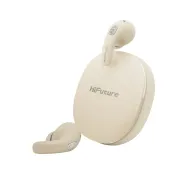 HiFuture FlyBuds4 Dokanałowe Bluetooth 5.4 Funkcje AI z tłumaczeniem ponad 130 języków Beżowy
