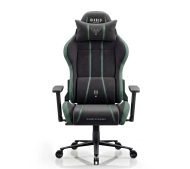Diablo Chairs X-One 2.0 King Forest Green Gamingowy do 160kg Tkanina Czarno-Zielony