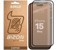 Bizon matowe Glass Matte Duo do iPhone 15 Pro 2 sztuki